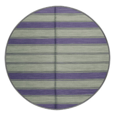 Machine Washable Horizontal Stripes Brown Area Rug