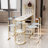 Hernaldo Metal Base Dining Table