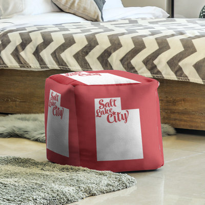 Salt Lake Upholstered Polyester Blend Cube