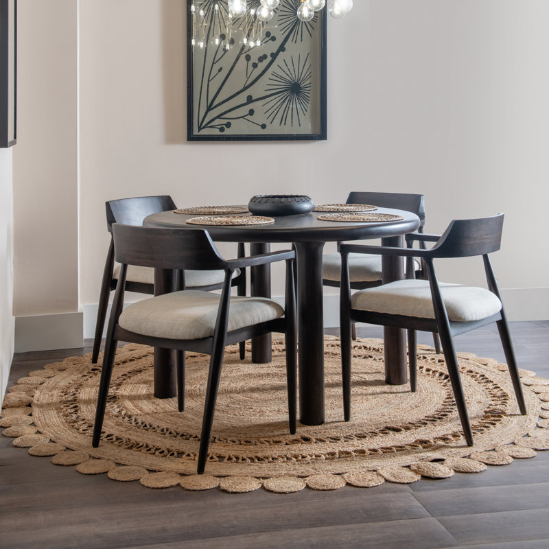 Tico Solid Mango Dining Table In Honey Date