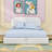 Upholstered Platform Bed with Hydraulic Storage-817290542-817290541
