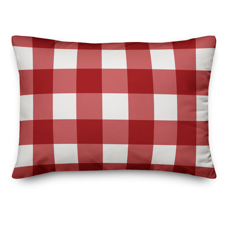  Housse et insert de coussin rectangulaire Merry Christmas Poinsettia, Extérieur
