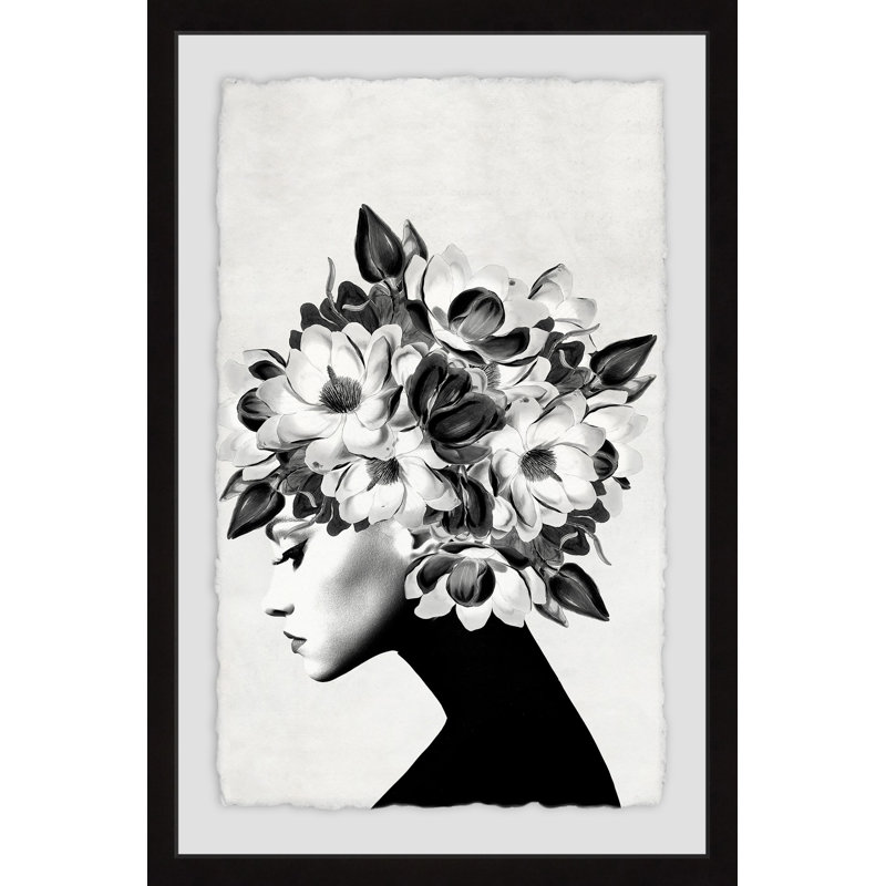 Mysterious by Julia Posokhova - Print, 91cm H x 61cm W x 3.81cm D, Picture Frame with Deckle Edges