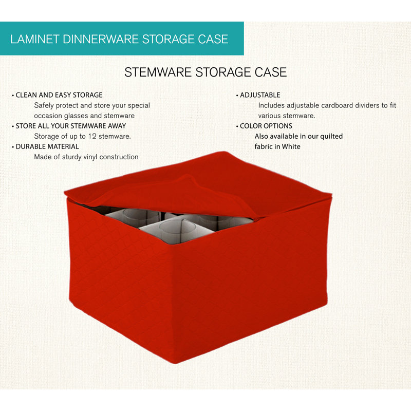 Vinyl Stemware Storage