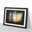 Rays Of Light Through An Autumn Forest Paint Splash - Picture Frame Graphic Art-56866904-56866905