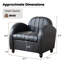 Méridienne moderne en cuir PU pour fauteuil-1485696362