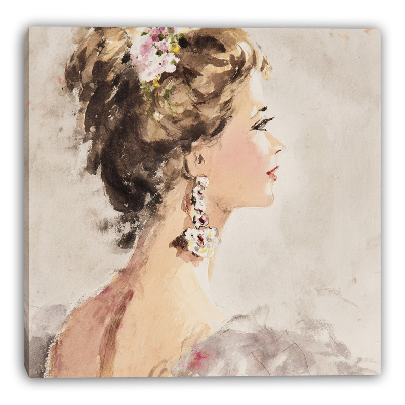 Art mural sur toile tendue champagne doux, 30 po L x 30 po H x 1,5 po P
