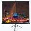 Écran de projection portable Tripod Series, blanc mat, boîtier noir-11888242