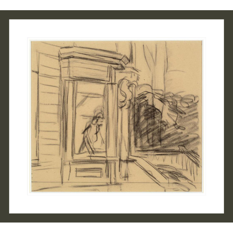 Study for Cape Cod Morning by Edward Hopper -Framed Giclee Print, 23.5" H x 25.8" W