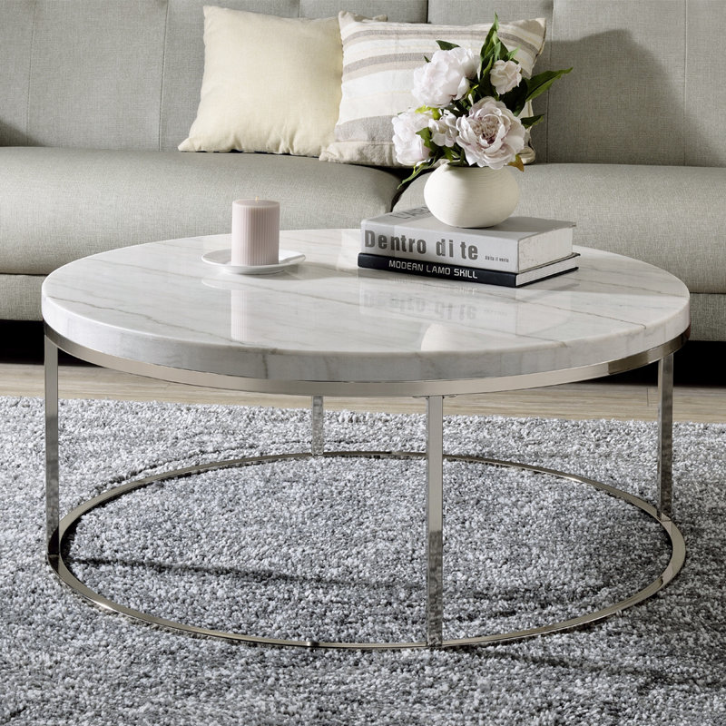 Table basse avec marbre
