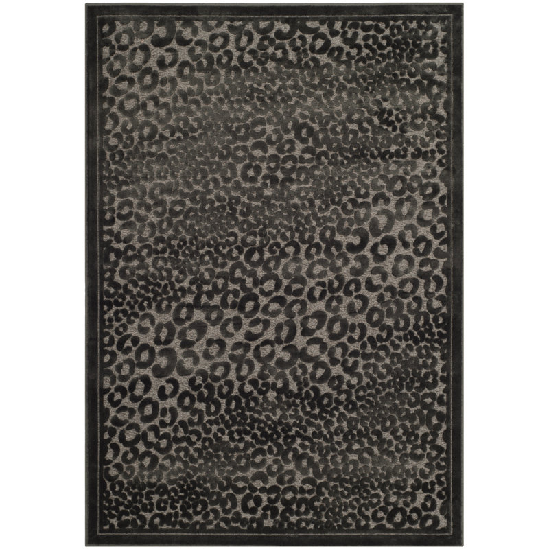 Kimber Animal Print Chenille Area Rug, Rectangle 160 x 229 cm