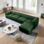 Canapé modulaire 4 places avec rangement et repose-pieds-1589811300