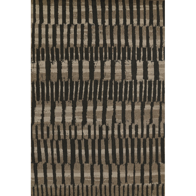 Jaymeir Striped Indoor / Outdoor Rug, Runner 1'8" x 3'7"
