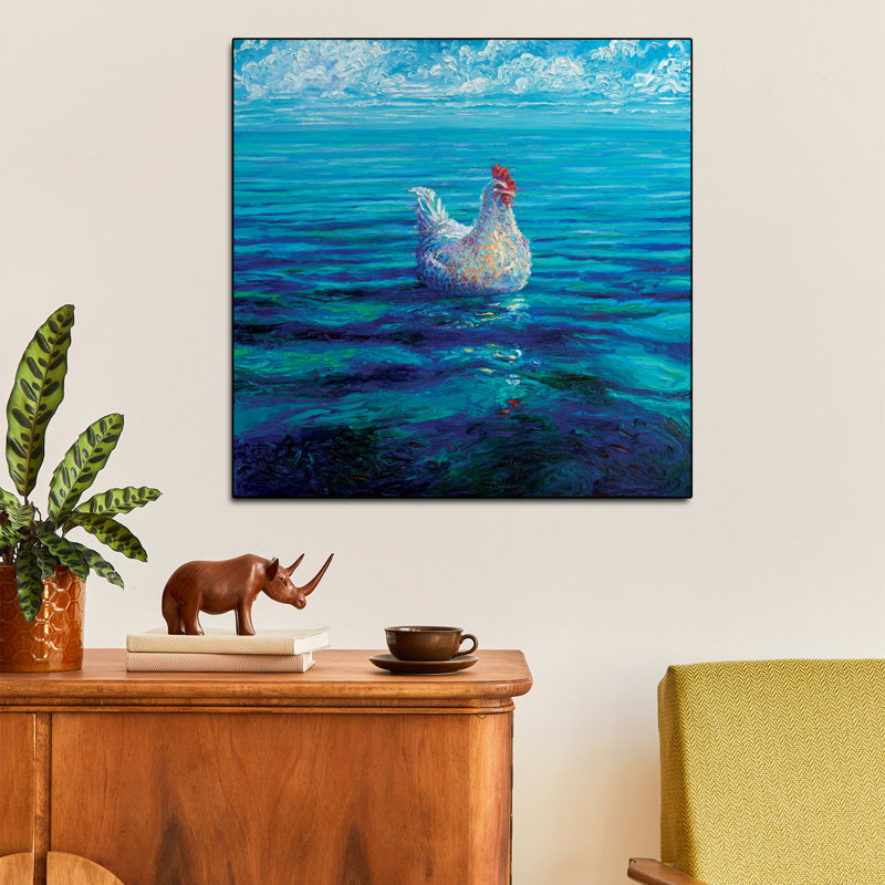 Reproduction d'art sur toile en métal, "Steppeix" par Iris Scott