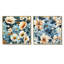 Lafontaine - Ensemble de 2 impressions sur toile florales-102565048-102565049