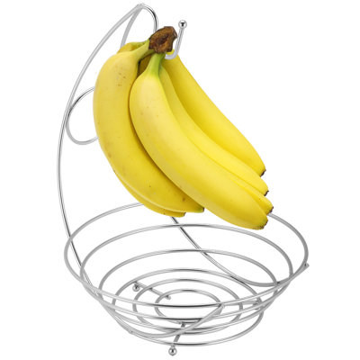 Home Basics Nickel Plated Fruit Holder