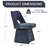 Modern Chenille Upholstered Swivel Dining Side Chair with Cutout Back-1969730989