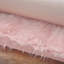 Tapis rose à poils longs Haja-780634377