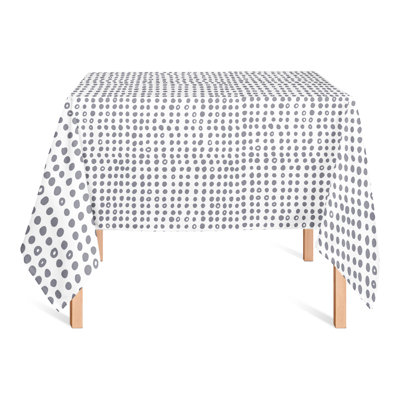 Collegiate Polka Dots Square Tablecloth