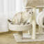 Jamison Cat Tree for Indoor Cats Scratching Post Perch 105cm Tall Beige