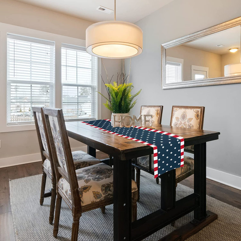 Gilmar Rectangle Independence Day Polyester Table Runner