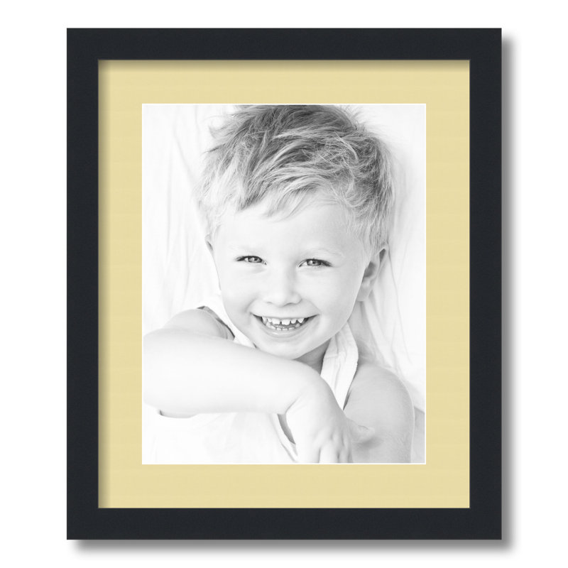 Matte Picture Frame with Mat, Buttercup
