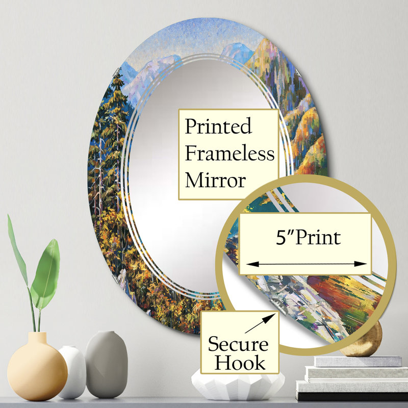 Flat Wall Mirror, 30" x 20"