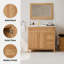 Ensemble de meuble-lavabo en bois 36 po (lavabo inclus) avec 2 portes à fermeture douce, 3 tiroirs à fermeture douce, tablette réglable