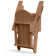 3 Pieces HDPE Folding Adirondack Seating Group With Table