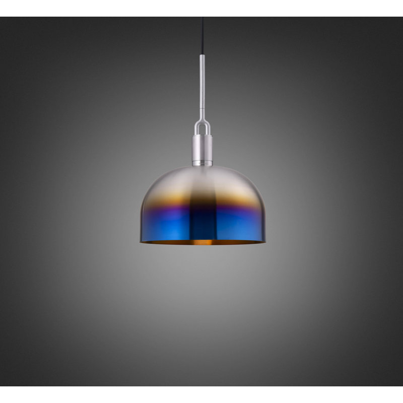Luminaire suspendu fourchu, Acier brûlé