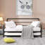Lit de jour simple en gigogne en acier inoxydable avec couchette Dhananjay