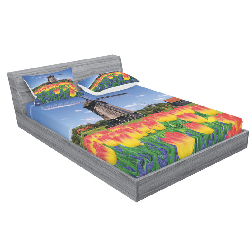Microfiber Sheet Set, Full Sheet Set with Fitted Sheet