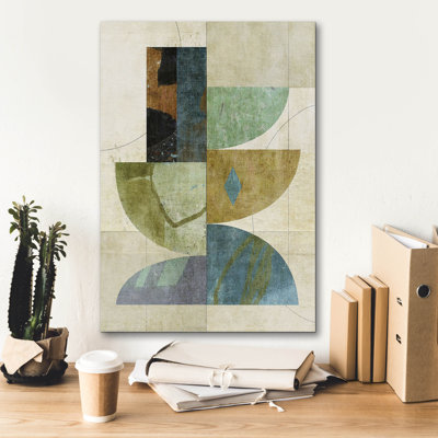  «Collage No. 29» par Suzanne Nicoll, art mural sur toile, 18 po x 26 po