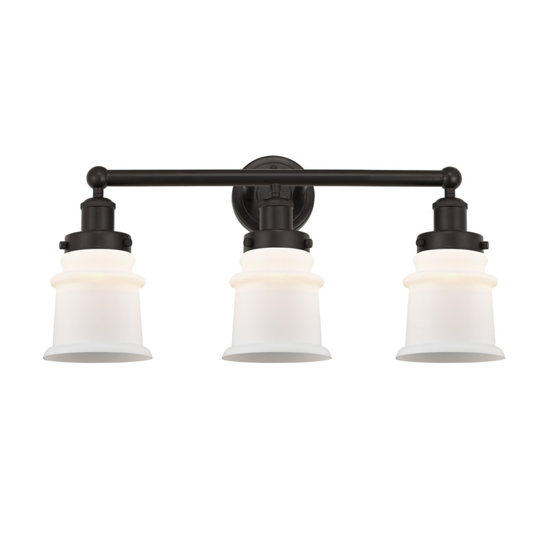 Cailen 3 - Light Dimmable Vanity Light, Matte White, Oil Rubbed Bronze