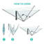 Atsuo Metal Wall-Mounted Drying Rack