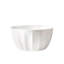 Service de table 6 pièces Mikasa Cannelé! Service pour 4, porcelaine, blanc