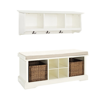 Banc de rangement avec tablettes Agora