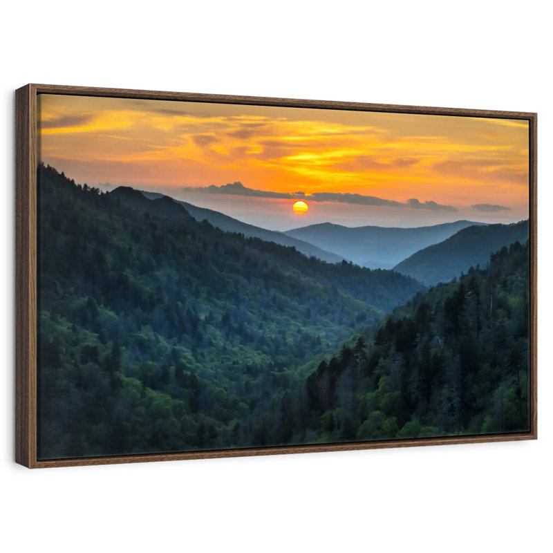 Parc national des Smoky Mountains, Cadre flottant noyer, 43 po x 29 po