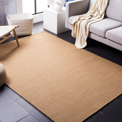 Grice Hand Woven New Zealand Wool Solid Color Rug
