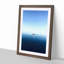 Solo Sailing Boat Across the Sea in Abstract - Picture Frame Graphic Art Print-55726342-55726344