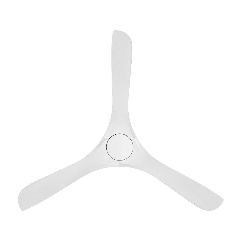 Carve 3 Natural Wood Blade Smart Ceiling Fan With Remote Control Included, Works With Alexa and iOS or Android App, No