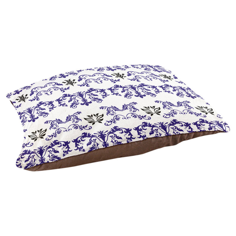 Coussin d'extérieur Houston Football Baroque, Moyen (l 40 po x P 30 po x H 5 po), Mauve / blanc / noir