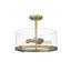 Plafonnier semi-encastré 3 lumières 16,5 po Mabe-973118938