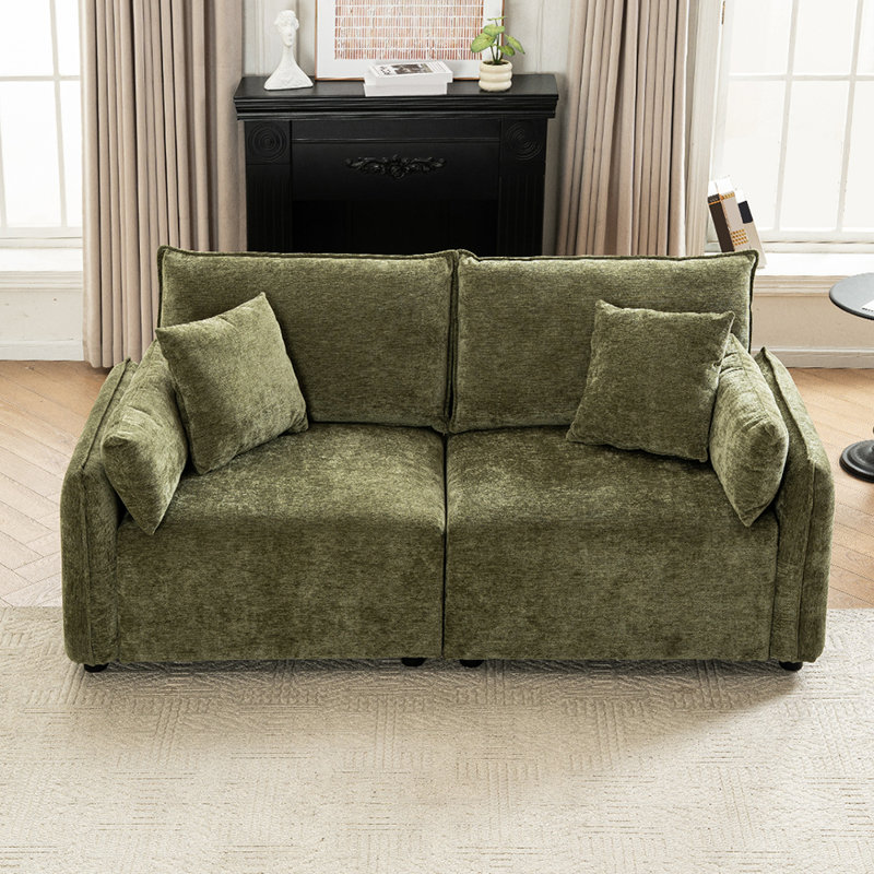 2 Seater Sofa, Green