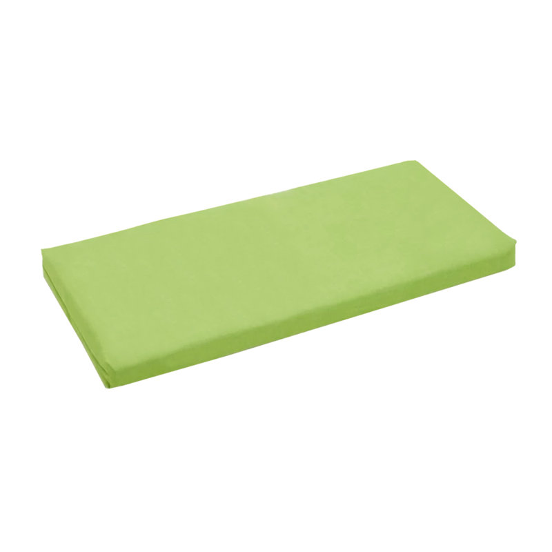 Coussin de siège d'extérieur, 45 po x 19 po, Vert