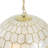Abbington 1-Light Handcrafted Capiz Shell Globe Pendant-177897792-177897795