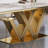 Luxury modern simple rectangular dining table sets-103418825