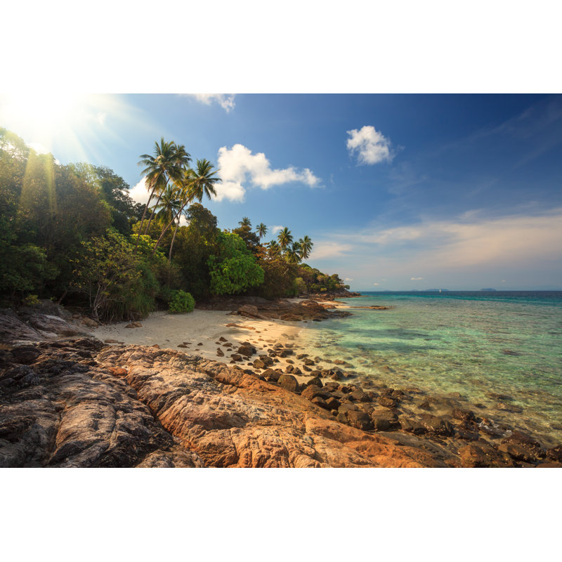 Beautiful Beach by Tenerum - Wrapped Canvas Print, 61cm H x 91cm W