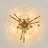 5-Light Unique Glass Flush Mount