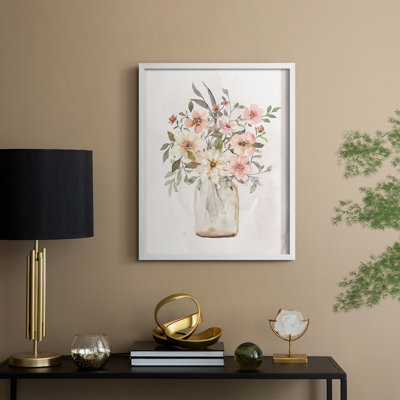 Peaches and Cream II Framed Print - Solid Wood